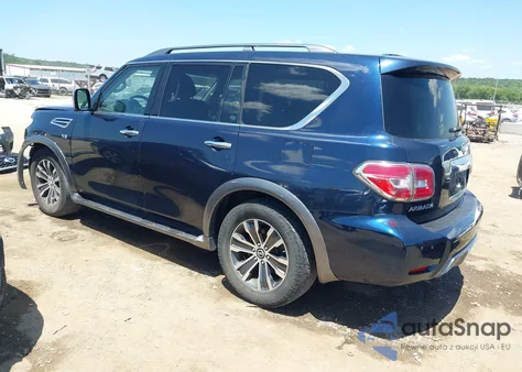 2020 Nissan Armada Sl 4Wd из США, поврежденный, VIN JN8AY2NC8L9615055